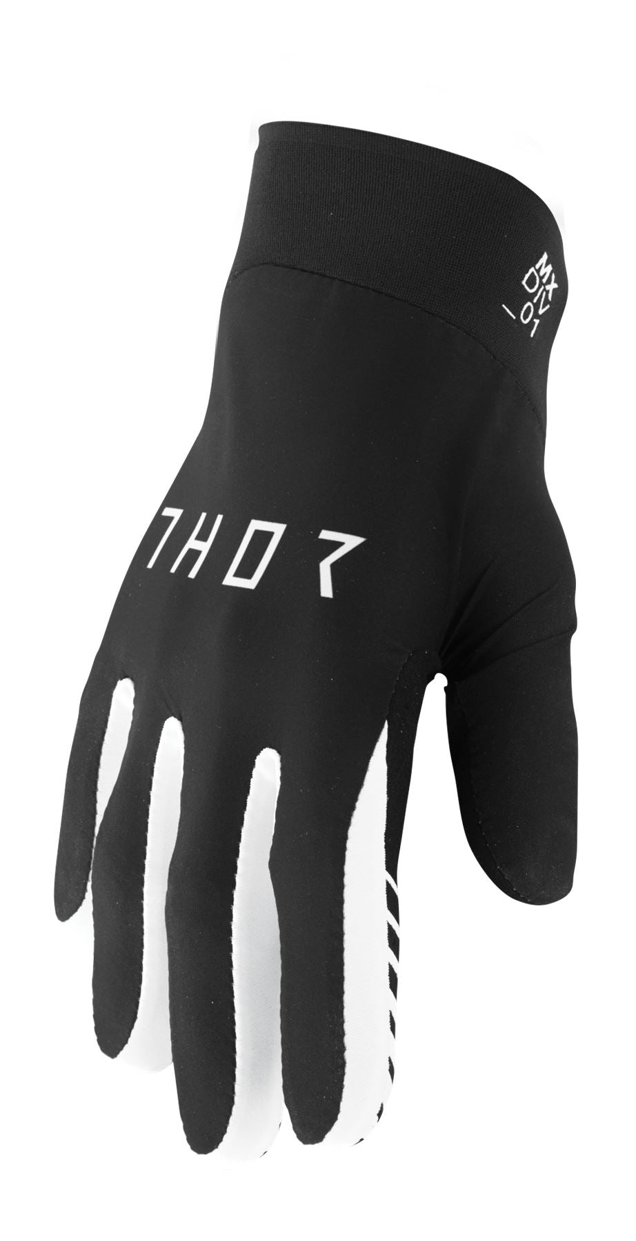 Thor 2024 Motocross Gloves Agile Solid Black